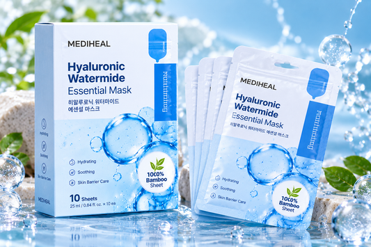 MEDIHEAL Hyaluronic Watermide  Essential Sheet  Mask (10pack)
