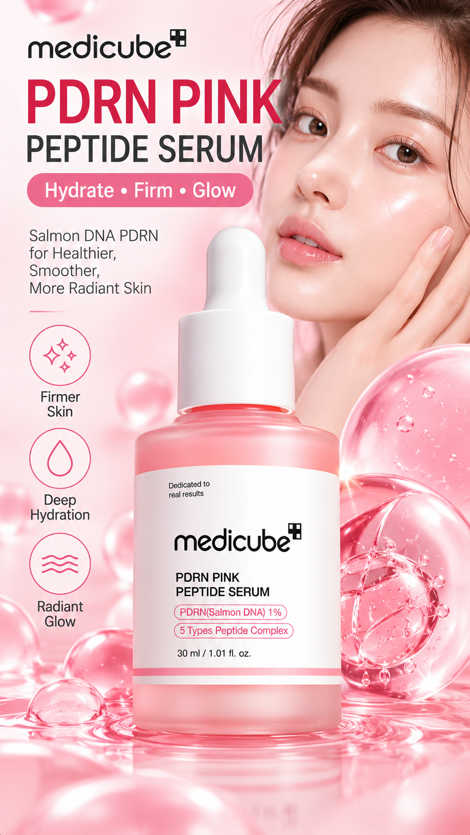 Medicube PDRN Pink Peptide Serum