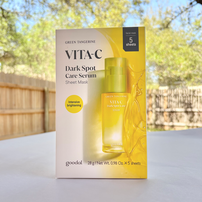 Green Tangerine Vita C Dark Spot Serum Sheet Mask